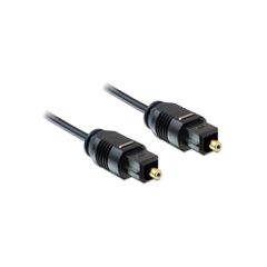 Καλώδιο ήχου Toslink DELOCK 82879, gold plated, 2.2mm, 1m, μαύρο