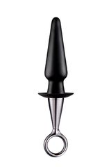 MENZSTUFF ANAL PLUG WITH PLATED HANDLE-thumb-1