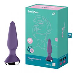Satisfyer PLUG-ILICIOUS 1 Vibrating Anal Plug PURPLE-thumb-4