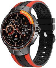 ΕΞΥΠΝΟ ΡΟΛΟΙ SMARTWATCH  BLACK ORANGE- E15