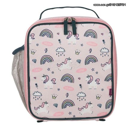 B.Box Ισοθερμική Τσάντα Μεταφοράς Lunch Bag Rainbow Magic 01070200000345