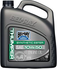 ΛΥΡΗΣ BEL-RAY WORKS THUMPER RACING ΛΑΔΙ 4Τ ΣΥΝΘΕΤΙΚΗΣ ΒΑΣΗΣ 10W50 4L, 99550-B4LW