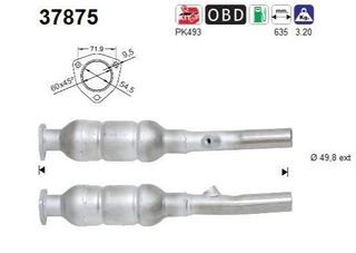 ΚΑΤΑΛΥΤΗΣ SKODA OCTAVIA 1.4cc 2000-2010 KARALOIZOS exhaust