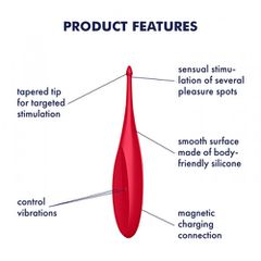 Satisfyer Twirling Fun Pinpoint Vibrator Pink-thumb-2