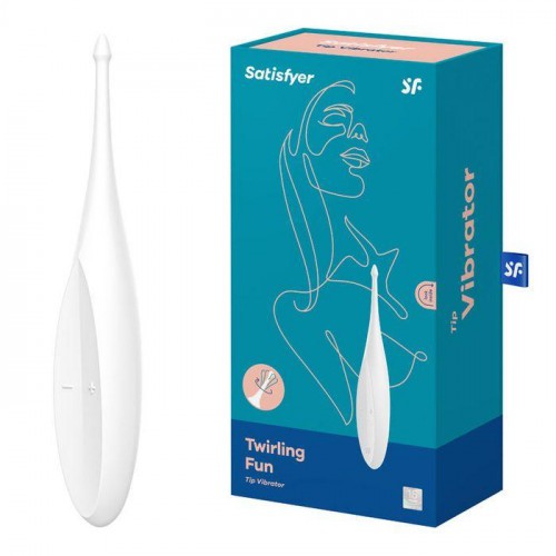 Satisfyer Twirling Fun Pinpoint Vibrator WHITE