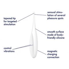 Satisfyer Twirling Fun Pinpoint Vibrator WHITE-thumb-4