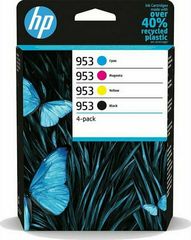 HP 953 Original 4 Color Ink Cartridge Multipack OFFICE JET PRO 7720 WIDE FORMAT ALL IN ONE , 6ZC69AE : Original