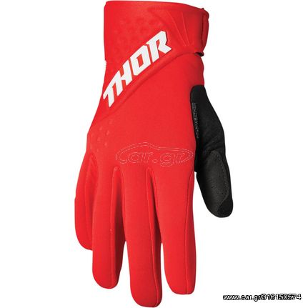 ΓΑΝΤΙΑ MX SPECTRUM COLD WEATHER RED/WHITE GLOVES| THOR