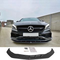 ΕΜΠΡΟΣ ΣΠΟΙΛΕΡ Mercedes CLA W117 MAXTON DESIGN CLA A45 AMG C117 ΜΑΥΡΟ ΓΥΑΛΙΣΤΕΡΟ