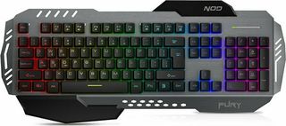 Ενσύρματο Πληκτρολόγιο Gaming NOD FURY με RGB LED Φωτισμό Αγγλικό US