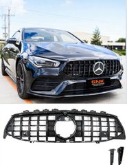 ΜΑΣΚΑ ΕΜΠΡΟΣ Mercedes CLA W118 X118 C118 (2019-up) GT-R Panamericana Design Piano Black