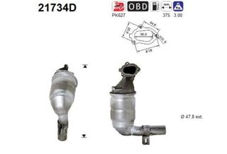 KATAΛΥΤΗΣ LANCIA MUSA/YPSILON 1.3cc 2003-2012 KARALOIZOS exhaust