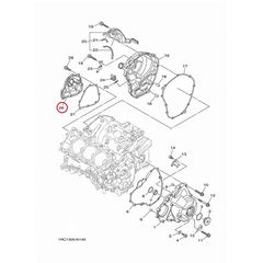 MT-09 TRACER (2014-2020),XSR-900 (2016-2021),FJ-09(2015-2017),FZ-09 (2014-2017),MXT9GT NIKEN (2019-2020) ΥΑΜΑΗΑ ΚΑΠΑΚΙ ΔΕΞΙΟ (ΤΡΟΜΠΑΣ ΛΑΔΙΟΥ)-thumb-2