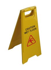 Πλαστική Πινακίδα Τύπου Λάμδα "WET FLOOR"