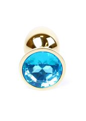 Plug-Jewellery Gold PLUG- Light Blue 7 εκ-thumb-8