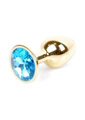 Plug-Jewellery Gold PLUG- Light Blue 7 εκ-thumb-3