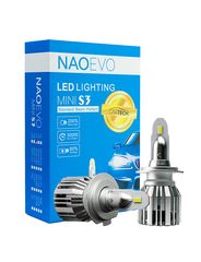 Φώτα Led Naoevo Mini S3 H7 60W 6500K 7200lm 2 Τεμ - S3_H7 | Pancarshop