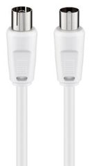 GOOBAY καλώδιο κεραίας αρσενικό σε θηλυκό 11510, <70dB, CCS, 1.5m, λευκό