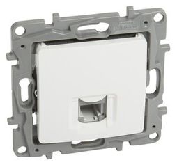 LEGRAND πρίζα RJ11 764569, λευκή
