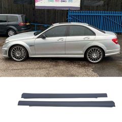 Πλαϊνά Μασπιέ C63 AMG για Mercedes C-Class W204 2008-2014