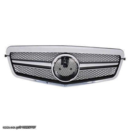 Μάσκα AMG Look Chrome για Mercedes E-Class W212 2009-2013