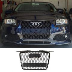 Μάσκα RS look για Audi A3 8P 2005-2008 Gloss Black