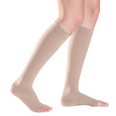 Sigvaris Κάλτσες κάτω γόνατος Sigvaris TFS 701 AD Κλάση 1 (18-21 mmHg) Μπεζ με ανοιχτά δάκτυλα | Μήκος Long