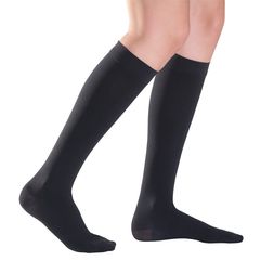 Sigvaris Κάλτσες κάτω γόνατος Sigvaris TFS 701 AD Κλάση 1 (18-21 mmHg) Μαύρο με κλειστά δάκτυλα | Μήκος Short