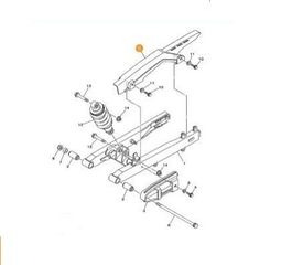 CRYPTON-X135 YAMAHA ΠΡΟΦΥΛΑΚΤΗΡΑΣ ΑΛΥΣΙΔΑΣ ΧΡΩΜΙΟ, ΜΟΝΟΣ-thumb-1