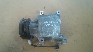 Compressor κλιματισμου Toyota Corolla 1.4 16v κωδικος κινητηρα 4ZZ κωδικος Denso 447220-6353 2000-2006 SUPER PARTS