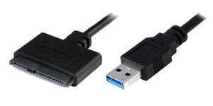 POWERTECH καλώδιο USB 3.0 σε SATA CAB-U032, copper, 0.20m, μαύρο