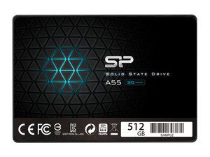 SILICON POWER SSD A55 512GB, 2.5", SATA III, 560-530MB/s 7mm, TLC