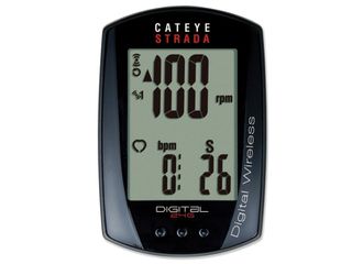 ΚΟΝΤΕΡ-COMPUTER ΠΟΔΗΛΑΤΟΥ CATEYE STRADA CADENCE CC-RD400 DOUBLE WIRELESS ΜΑΥΡΟ