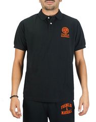 Franklin & Marshall Ανδρική Βαμβακερή Μπλούζα Polo Μαύρο Slim Fit (JM6005.000.3005P01-098) (100% Βαμβάκι)