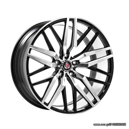 AXE WHEELS EX30 BLACK POLISHED FACE - BARREL 19*8,5