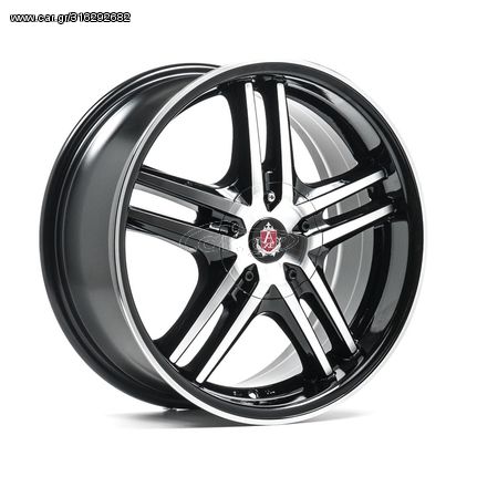 AXE WHEELS EX5 BLACK - POLISHED LIP 17*7,5