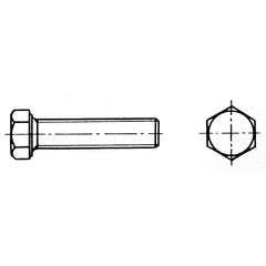 Βίδα εξάγωνη ολικού σπειρώματος 5x25 mm Inox 316 DIN 933 / ISO 4017