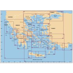 Πλοηγικός Χάρτης Ελλάδος G22, ``Βορειοανατολικό Αιγαίο ``, Imray