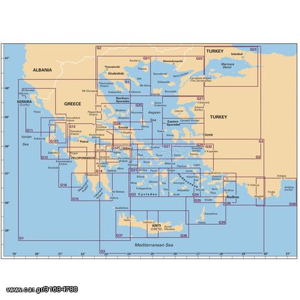 Πλοηγικός Χάρτης Ελλάδος G2, ``Βόρειο Αιγαίο``, Imray
