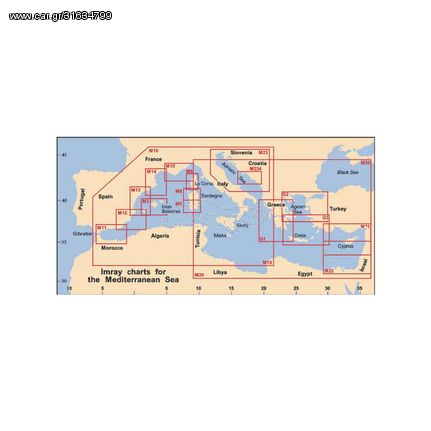 Πλοηγικός Χάρτης Ανατολικής Μεσογείου M23, ``Αδριατική Θάλασσα``, Imray