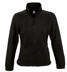 SOLʼS NORTH WOMEN 54500 Γυναικεία φλις ζακέτα με φερμουάρ BLACK-312
