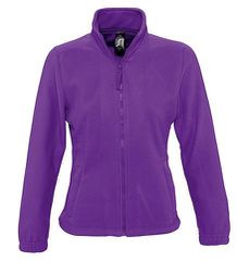 SOLʼS NORTH WOMEN 54500 Γυναικεία φλις ζακέτα με φερμουάρ DARK PURPLE-712