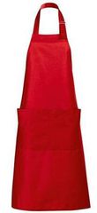 Sol's Gala 88010 Μακριά ποδιά με τσέπες Polycotton 240 γρ. 65% Πολυέστερ - 35% Βαμβάκι RED-145