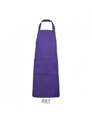 Sol's Gala 88010 Μακριά ποδιά με τσέπες Polycotton 240 γρ. 65% Πολυέστερ - 35% Βαμβάκι DARK PURPLE-712