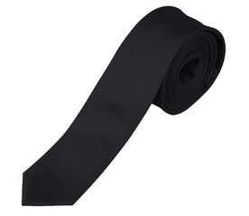Sol's Gatsby 00598 Λεπτή 5cm Λεία Γραβάτα 100% σατινέ πολυέστερ BLACK-312