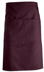 Sol's Greenwich 88020 Μεσαίου μεγέθους ποδιά με τσέπες BURGUNDY-146