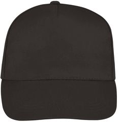 Sol's Buzz 88119 100% βαμβακερό Πεντάφυλλο καπέλο DARK GREY-384