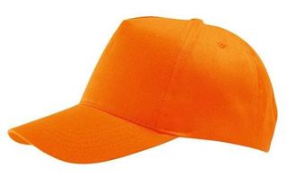 Sol's Buzz 88119 100% βαμβακερό Πεντάφυλλο καπέλο ORANGE-400