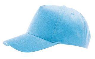 Sol's Buzz 88119 100% βαμβακερό Πεντάφυλλο καπέλο SKY BLUE-220