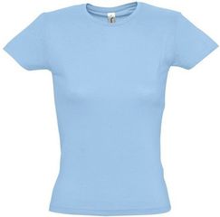Sol's Miss 11386 Γυναικείο t-shirt Jersey 150 100% βαμβάκι 24 χρώματα SKY BLUE-220